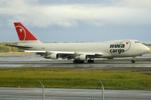Only four more days remain to see Northwest Cargo 747-200F's. (Photo by Mark Lawrence)