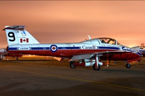 Gorgeous photo of a Canadian CT-114 Tutor after the Snowbirds performed at the 2009 Jones Beach Air Show in New York. (Photo by John Klos)