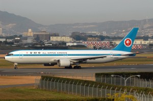 ANA’s “Mohican Jet” scheme (Photo by J.Suzuki)