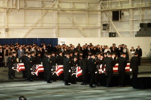Memorial service for the soldiers who died aboard Arrow Air Flight 1285.