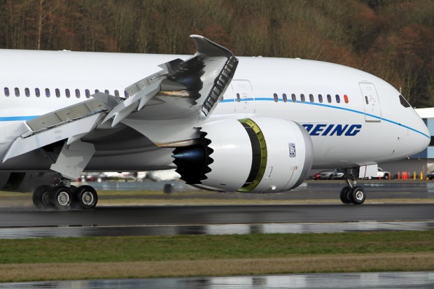 Boeing 787 test flight N7874