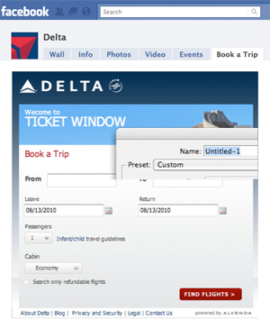 Delta Ticket Window Facebook