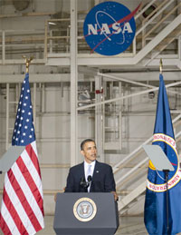 Obama Kennedy Space Center