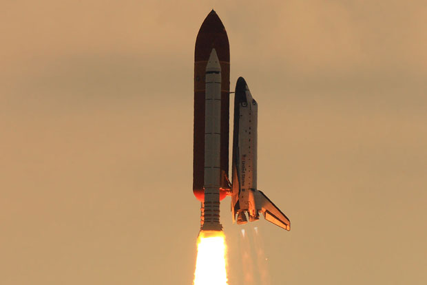 Space Shuttle Endeavour STS-134 liftoff