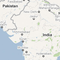 New Delhi India map