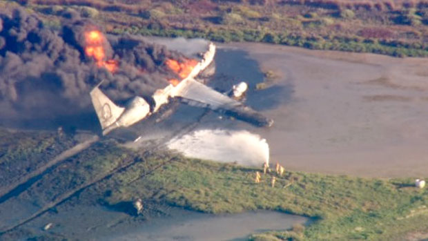 Crashed K-707 at Point Mugu Air Station, Ventura County, Calif.