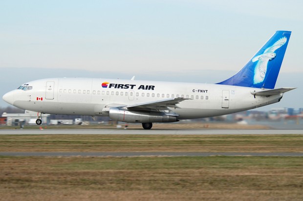 Another First Air Boeing 737-200 (C-FNVT) seen at Montreal Pierre Elliott Trudeau Int'l Airport