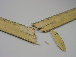 broken ruler