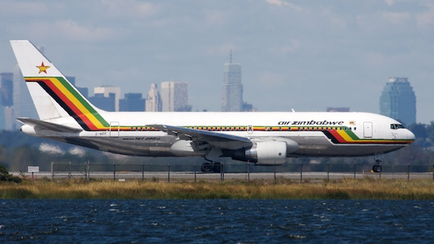 Air Zimbabwe 767-200ER Z-WPF about to depart New York following the United Nations General Assembly